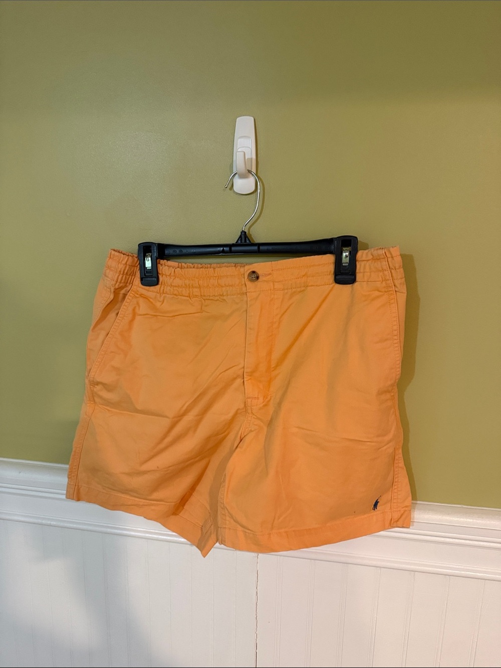 Polo by Ralph Lauren Men's Size M Orange Elastic Waist Shorts